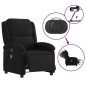 vidaXL Massagesessel Elektrisch Schwarz Samt vidaXL Massagesessel Elektrisch Schwarz Samt
