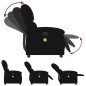 vidaXL Massagesessel Elektrisch Schwarz Samt vidaXL Massagesessel Elektrisch Schwarz Samt