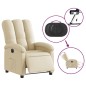 vidaXL Relaxsessel Elektrisch Creme Stoff vidaXL Relaxsessel Elektrisch Creme Stoff
