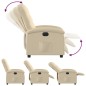 vidaXL Relaxsessel Elektrisch Creme Stoff vidaXL Relaxsessel Elektrisch Creme Stoff