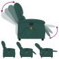vidaXL Massagesessel Elektrisch Dunkelgrün Stoff vidaXL Massagesessel Elektrisch Dunkelgrün Stoff
