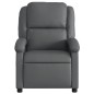 vidaXL Relaxsessel Elektrisch Grau Kunstleder vidaXL Relaxsessel Elektrisch Grau Kunstleder