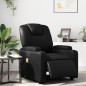 vidaXL Massagesessel Elektrisch Schwarz Kunstleder vidaXL Massagesessel Elektrisch Schwarz Kunstleder