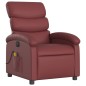 vidaXL Massagesessel Elektrisch Weinrot Kunstleder vidaXL Massagesessel Elektrisch Weinrot Kunstleder