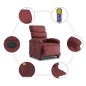 vidaXL Massagesessel Elektrisch Weinrot Kunstleder vidaXL Massagesessel Elektrisch Weinrot Kunstleder