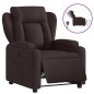 vidaXL Relaxsessel Elektrisch Dunkelbraun Stoff vidaXL Relaxsessel Elektrisch Dunkelbraun Stoff
