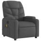 vidaXL Massagesessel Elektrisch Dunkelgrau Stoff vidaXL Massagesessel Elektrisch Dunkelgrau Stoff