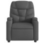 vidaXL Massagesessel Elektrisch Dunkelgrau Stoff vidaXL Massagesessel Elektrisch Dunkelgrau Stoff