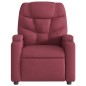 vidaXL Massagesessel Elektrisch Weinrot Stoff vidaXL Massagesessel Elektrisch Weinrot Stoff