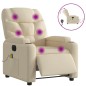 vidaXL Massagesessel Elektrisch Creme Stoff vidaXL Massagesessel Elektrisch Creme Stoff