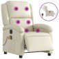 vidaXL Massagesessel Elektrisch Creme Kunstleder vidaXL Massagesessel Elektrisch Creme Kunstleder