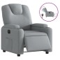vidaXL Relaxsessel Elektrisch Hellgrau Stoff vidaXL Relaxsessel Elektrisch Hellgrau Stoff