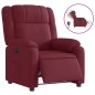 vidaXL Relaxsessel Elektrisch Weinrot Stoff vidaXL Relaxsessel Elektrisch Weinrot Stoff