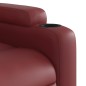 vidaXL Massagesessel Elektrisch Weinrot Kunstleder vidaXL Massagesessel Elektrisch Weinrot Kunstleder