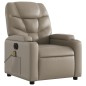 vidaXL Massagesessel Elektrisch Cappuccino-Braun Kunstleder vidaXL Massagesessel Elektrisch Cappuccino-Braun Kunstleder