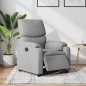 vidaXL Relaxsessel Elektrisch Hellgrau Stoff vidaXL Relaxsessel Elektrisch Hellgrau Stoff