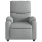 vidaXL Relaxsessel Elektrisch Hellgrau Stoff vidaXL Relaxsessel Elektrisch Hellgrau Stoff