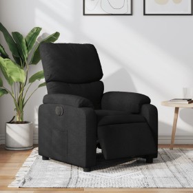vidaXL Relaxsessel Elektrisch Schwarz Stoff