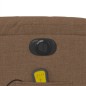 vidaXL Massagesessel Elektrisch Braun Stoff vidaXL Massagesessel Elektrisch Braun Stoff