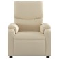 vidaXL Massagesessel Elektrisch Creme Stoff vidaXL Massagesessel Elektrisch Creme Stoff