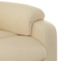 vidaXL Massagesessel Elektrisch Creme Stoff vidaXL Massagesessel Elektrisch Creme Stoff