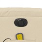 vidaXL Massagesessel Elektrisch Creme Stoff vidaXL Massagesessel Elektrisch Creme Stoff