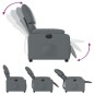 vidaXL Relaxsessel Elektrisch Grau Kunstleder vidaXL Relaxsessel Elektrisch Grau Kunstleder