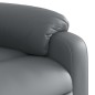 vidaXL Relaxsessel Elektrisch Grau Kunstleder vidaXL Relaxsessel Elektrisch Grau Kunstleder