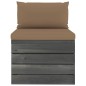 Garten-Paletten-Mittelsofa mit Kissen Kiefernholz Garten-Paletten-Mittelsofa mit Kissen Kiefernholz