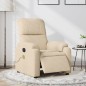 vidaXL Massagesessel Elektrisch Creme Mikrofasergewebe vidaXL Massagesessel Elektrisch Creme Mikrofasergewebe