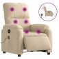 vidaXL Massagesessel Elektrisch Creme Mikrofasergewebe vidaXL Massagesessel Elektrisch Creme Mikrofasergewebe