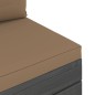 Garten-Paletten-Mittelsofa mit Kissen Kiefernholz Garten-Paletten-Mittelsofa mit Kissen Kiefernholz