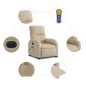 vidaXL Massagesessel Elektrisch Creme Mikrofasergewebe vidaXL Massagesessel Elektrisch Creme Mikrofasergewebe