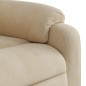 vidaXL Massagesessel Elektrisch Creme Mikrofasergewebe vidaXL Massagesessel Elektrisch Creme Mikrofasergewebe