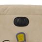 vidaXL Massagesessel Elektrisch Creme Mikrofasergewebe vidaXL Massagesessel Elektrisch Creme Mikrofasergewebe