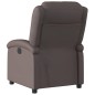 vidaXL Relaxsessel Elektrisch Dunkelbraun Echtleder vidaXL Relaxsessel Elektrisch Dunkelbraun Echtleder
