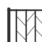 vidaXL Bettgestell mit Kopfteil Metall Schwarz 150x200 cm vidaXL Bettgestell mit Kopfteil Metall Schwarz 150x200 cm