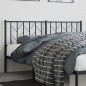vidaXL Kopfteil Metall Schwarz 160 cm vidaXL Kopfteil Metall Schwarz 160 cm