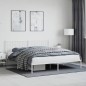 vidaXL Bettgestell mit Kopfteil Metall Weiß 183x213 cm vidaXL Bettgestell mit Kopfteil Metall Weiß 183x213 cm