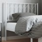 vidaXL Kopfteil Metall Weiß 90 cm vidaXL Kopfteil Metall Weiß 90 cm