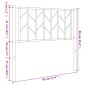vidaXL Kopfteil Metall Weiß 90 cm vidaXL Kopfteil Metall Weiß 90 cm