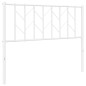 vidaXL Kopfteil Metall Weiß 107 cm vidaXL Kopfteil Metall Weiß 107 cm