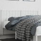 vidaXL Kopfteil Metall Weiß 160 cm