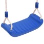 vidaXL Schaukelsitze 2 Stk. mit Klettersteinen Blau Polyethene vidaXL Schaukelsitze 2 Stk. mit Klettersteinen Blau Polyethene