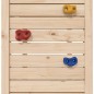vidaXL Schaukelsitze 2 Stk. mit Klettersteinen Blau Polyethene vidaXL Schaukelsitze 2 Stk. mit Klettersteinen Blau Polyethene