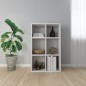 vidaXL Bücherregal/Sideboard Hochglanz-Weiß 66x30x98 cm Holzwerkstoff vidaXL Bücherregal/Sideboard Hochglanz-Weiß 66x30x98 cm Holzwerkstoff