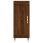Highboard Braun Eichen-Optik 34,5x34x180 cm Holzwerkstoff Highboard Braun Eichen-Optik 34,5x34x180 cm Holzwerkstoff