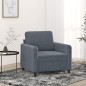 vidaXL Sessel Dunkelgrau 60 cm Samt vidaXL Sessel Dunkelgrau 60 cm Samt