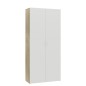 vidaXL Schuhschrank Weiß Sonoma-Eiche 80x35,5x180 cm Holzwerkstoff vidaXL Schuhschrank Weiß Sonoma-Eiche 80x35,5x180 cm Holzwerkstoff