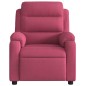 vidaXL Relaxsessel Weinrot Samt vidaXL Relaxsessel Weinrot Samt